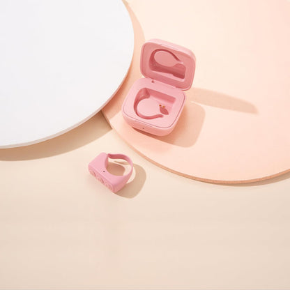 Tiktok Remote Control for Tiktok, Bluetooth Page Turner for Ipad/Kindle App/Iphone/Android, Tiktok Scrolling Ring (Pink)