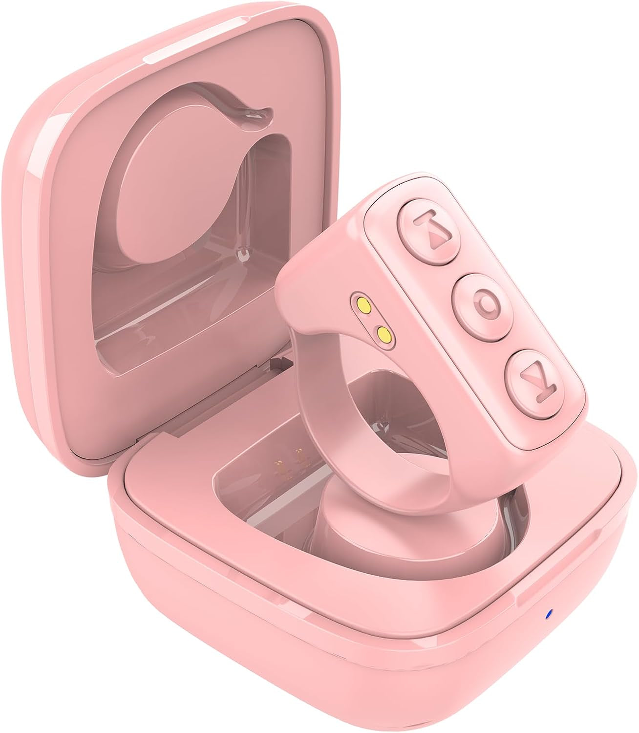 Tiktok Remote Control for Tiktok, Bluetooth Page Turner for Ipad/Kindle App/Iphone/Android, Tiktok Scrolling Ring (Pink)